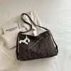 Exquisito bolso de mano para debajo del brazo con lazo de lunares para mujer, nueva moda 2026, moderno, versátil, casual, de gran capacidad