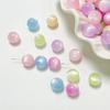 [Caramelo colorido] Cuentas redondas acrílicas imitación ojo de gato diy hechas a mano cuentas sueltas accesorios pulsera materiales de joyería