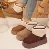 Otoño 2026 Nueva Llegada Comercio Exterior Tallas Grandes para Mujer Casual Cómodo Estilo Europeo Americano Moda Ropa Exterior Botas Talla Única
