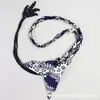 Estilo Bohemio Cinturón Versátil Accesorios Bufanda de Seda Cuerda de Nylon Encera Cuerda de Cintura Tejida a Mano Accesorios de Moda