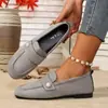 Outono 2025 Novo Casual Plano Versátil Leve Confortável Slip-On Sapatos Casuais Mocassins Leves Atacado