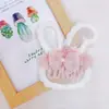Acessórios de bordado para roupas, adesivos de tecido tridimensionais, joias, estilo coreano original de fábrica, DIY, coelho fofo e adorável, laço