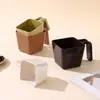Pá de Gelo de Plástico para PC Semelhante ao Estilo Frappuccino da Starbucks, Formato Quadrado, Adequada para Cafeterias e Lojas de Chá com Leite, Uso Comercial, Espessada e Durável, Pá de Gelo