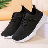 2025 Novos Sapatos Femininos Respiráveis Confortáveis Esportivos Casuais Sapatos de Tela Moda Versátil Sapatos Femininos Flyknit Solado Macio Sapatos Confortáveis