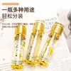 Botella de Vidrio para Perfume Galvanizada Personalizada, Botella con Atomizador de Presión, Botella Portátil para Muestras de Aceite Esencial Estampada en Oro, Botella Vacía, Cosméticos de Alta Gama