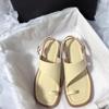 Sandalias Romanas Retro de Playa de Diseño de Nicho con Tacón Bajo para Mujer, Estilo Nuevo Verano 2026