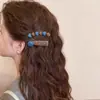 Presilha Pequena para Cabelo de Coração com Bolinhas Estilo Floresta para Mulheres, Presilha Lateral Elegante e de Alta Qualidade para Franja e Acessórios de Cabelo