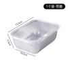 [con tapa] caja de acero inoxidable para conservar la frescura grado alimenticio puesto comercial caja rectangular para picnic caja especial multiusos congelada