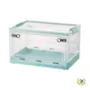 Caja de Almacenamiento Plegable de Plástico para Libros de Dormitorio de Estudiantes Armario de Almacenamiento de Ropa Plegable de Doble Apertura para Montaje en Coche al Aire Libre