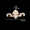 Talla de Madera Dongyang Estilo Europeo Flor de Madera Parche Decorativo de Talla de Madera Flor de Esquina Calcomanía de Madera Maciza Talla Creativa de Flor de Madera Pieza de Flor