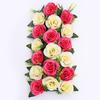 Parede de rosa biónica de fábrica arco de abertura de casamento parede de flores guia de flores para estrada adereços de casamento flor decorativa artesanal diy