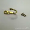 Gancho para ropa de aleación de zinc nuevo transfronterizo, antiguo, multicolor, tamaño pequeño, mini gancho para puerta de vestidor, venta al por mayor