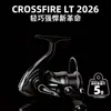 Carrete de Pesca Daiwa 26 New Crossfire Cs Lt Rueda para Lanzamiento de Largo Alcance Taza de Metal para Hilo Señuelo