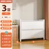 Estante de Cocina Multifuncional de Pie Multicapa Puerta de Hierro Microondas Gabinete de Almacenamiento a Prueba de Polvo Aparador Gabinete Gabinete de Almacenamiento