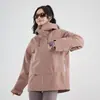 Un modelo similar a la marca, chaqueta de carcasa dura de estándar nacional para mujer, nueva chaqueta a prueba de viento e impermeable para senderismo, camping y montañismo para todo tipo de clima