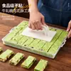 Forma de Placa para Biscoitos de Flocos de Nougat, Placa Especial para Resfriamento e Modelagem de Biscoitos para Bolo de Gelatina de Pele de Burro, Dispositivo de Achatar Ampliado, Ferramenta para Fondant