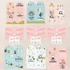 Tarjeta de Felicitación de Cumpleaños en Inglés Estilo Floral Nuevo Transfronterizo con Bendiciones Creativas Manuscritas, Sobre y Tarjeta de Regalo Decorativa