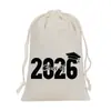 Bolsa de lona con cordón para la temporada de graduación de la Clase de 2026, bolsa de decoración para fiesta de graduación