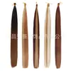Comércio Exterior Extensões de Cabelo Europeu e Americano Cabelo Longo Liso 44 polegadas Cabelo Liso a Granel Fibra Química Tiras de Cabelo Liso