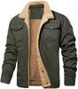 2023 otoño e invierno transfronterizo nueva chaqueta de hombre forrada de polar algodón chaqueta casual chaqueta de hombre fábrica