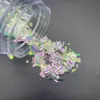 Pó brocado de nuvem mágica de alta concentração Pó de opala japonês Pó Aurora de alto brilho Farinha de espelho transparente Pó de pérola flash 10g