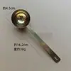 Colher Medidora de Café de Aço Inoxidável 304 Atacado Espessada Cabo Longo 15 30ml Colher para Leite em Pó Pó de Fruta Colher Medidora para Assar Colher para Temperos