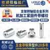 Fijaciones no estándar con roscas, Procesamiento de piezas de eje de precisión, Procesamiento compuesto automático de torneado y fresado CNC, m Precisión