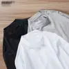 ¡Cómodo y Fácil de Usar! Camiseta de Manga Larga de Color Sólido Pesado con Cuello Medio Alto de 250 g, Algodón Puro, Versátil, Capa Base Simple, Prenda Superior para Parejas
