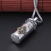 Joyería de plata esterlina S925 al por mayor mantra de seis sílabas vajra Anita Buda plata tailandesa colgante gabob para hombres y mujeres