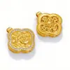 Nuevo Colgante de Moda Estilo Chino Doce Diosas Florales para Mujer con Incrustaciones de Oro Simulado y Diamantes en una Cadena Chopard