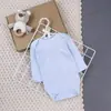 Mameluco Triangular de Manga Larga para Bebé, Traje para Gatear para Todas las Estaciones, Body para Bebé, Ropa de Bebé, Traje Triangular para Gatear