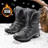 Botas de Neve da Nova Temporada para Homens e Mulheres, Sapatos de Algodão com Forro de Lã, Botas de Cano Alto para Exterior, Botas Táticas, Botas para Caminhada e Acampamento