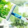 Limpiador de Vidrios Multifuncional Tres en Uno Raspador de Ventanas de Doble Cara Cepillo con Rociador de Agua Limpiacristales Extendido Raspador de Vidrio