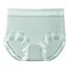 Pantis de seda helada para mujer con entrepierna de seda de morera, transpirables y finos para el verano, tangas de encaje sexys y cómodos de cintura alta para mujer
