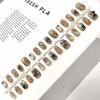 Com StrassSérie de Unhas Usáveis Semi-Artesanais Tiras de Unha ProntasAdesivos de Nail Art Strass Brilhantes Luxuosos Atacado Transfronteiriço