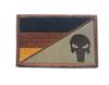 Serie Alemana Deyi Zhi Escudo de Águila Bandera Brazalete Bordado Velcro Insignia Táctica de Moral Parche de Tela Parche para Mochila