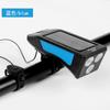 Faro de bicicleta led impermeable recargable por USB solar bocina equipo para ciclismo bicicleta de montaña juego de advertencia luz trasera