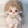 Muñeca de algodón con lunares color castaño Versión SP Muñeca de peluche de 20 cm se puede cambiar para niñas para enviar regalos a novias