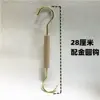 Gancho para loja de roupas Gancho S Cabide de roupas Cabide para lenço lenço de seda Gancho com padrão de madeira Anel redondo círculos Gancho de madeira de faia Cabide de casaco Cabide de calça