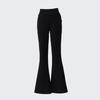 Ropa de Mujer de Seda Naranja # Estilo Americano Chica Picante Pantalones Casuales Acampanados Primavera Ajustados Versátiles de Longitud Completa Micro Acampanados Pantalones de Chándal Deportivos