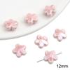 Cuentas de cerámica con forma de garra de gato, serie rosa, hechas a mano, para pulseras, accesorios de joyería