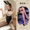No es necesario quitarse el atuendo de terciopelo de conejita, Lindo uniforme sexy de encaje, Ropa interior sexy de talla grande, Traje hueco de tentación