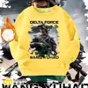Delta Game Action Weilong Ropa Periférica Sudadera Infantil con Forro Estilo Otoño e Invierno Chaqueta Unisex para Estudiantes Ropa Infantil