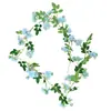 Trepadeira de Gardênia Artificial para Cobertura de Tubo de Ar Condicionado, Decoração de Casamento Interno, Arranjo de Flores Artificiais, Decoração de Paisagismo, Pendurado na Parede