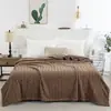 Nova Cobertura Jacquard Tafetá Fleece de Camada Única Dupla Face de Alto Peso para Outono e Inverno de 2026, Confortável Cobertura de Fleece de Algodão, Cobertura Multifuncional