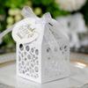 Comercio exterior transfronterizo láser hueco fiesta navideña caja de dulces cartón de chocolate caja creativa para embalaje de dulces venta al por mayor