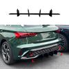 Adequado para Audi A3 8Y Sline versão hatchback tardia 2024 lábio traseiro lábio traseiro modificação do spoiler da lâmina traseira