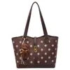 Bolso Casual de Ante Peludo con Lunares para Mujer Gran Capacidad 2026 Nuevo Otoño Retro Milenial Bolso de Hombro Tote para el Trabajo