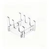 Escurridor de platos acrílico transparente desmontable, escurridor multicapa para tazones y platos, escurridor, estante expositor para utensilios de cocina