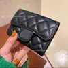 Nueva Cartera de Lujo para Mujer 2025 con Tapa abatible, Cierre Magnético, Portatarjetas, Serie Estilo Chanel, Cartera Casual para Mujer